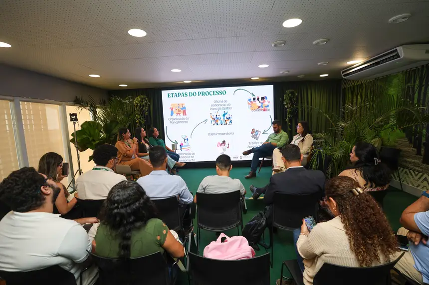 Ideflor-Bio mostra na COP30 como planejamento e protagonismo comunitário fortalecem conservação